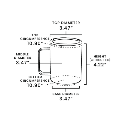 12oz Coffee Tumbler With Handle - Primemark Laser - Primemark Laser