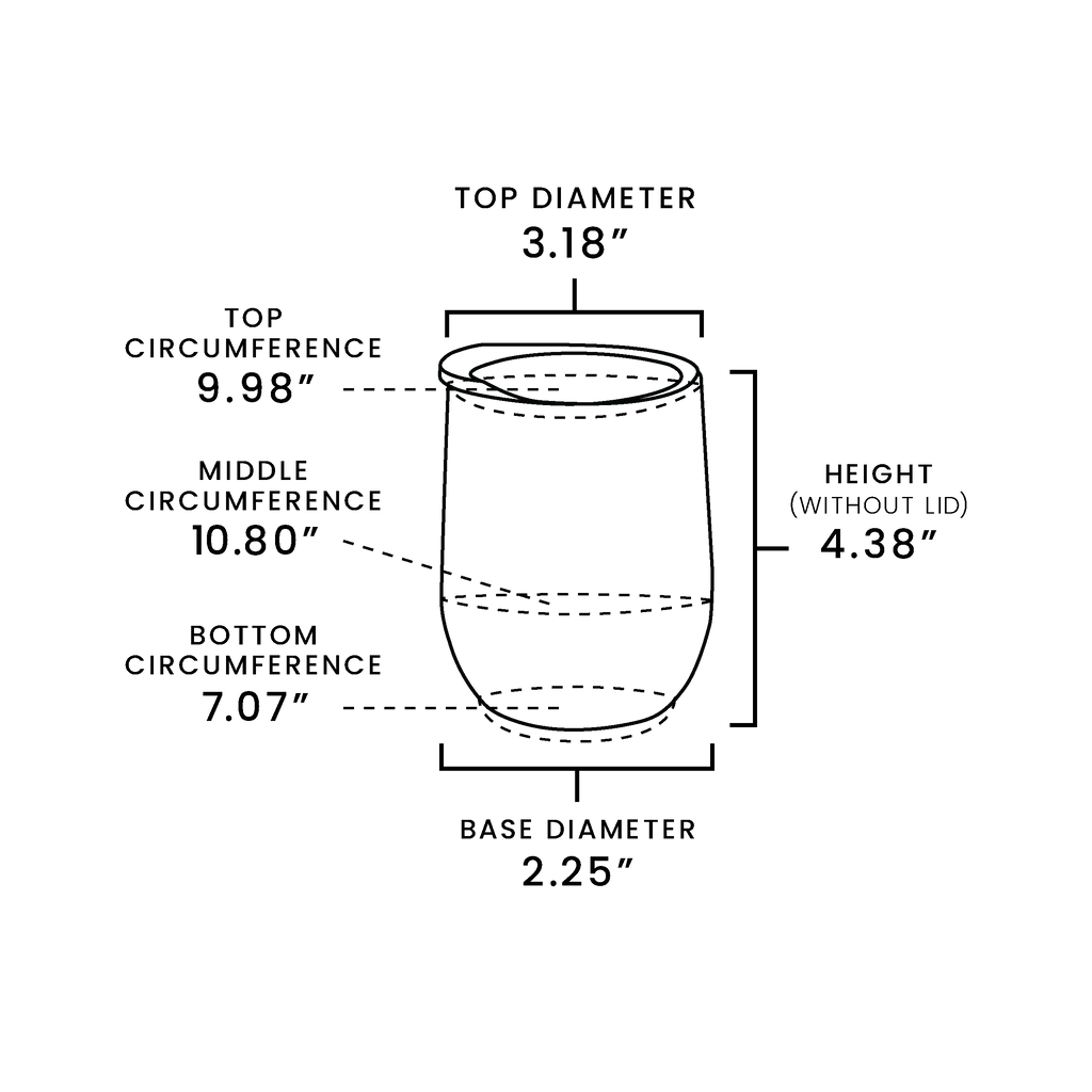 12oz Wine Tumbler - Nope Not Today - Primemark Laser - Primemark Laser