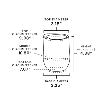 12oz Wine Tumbler - Nope Not Today - Primemark Laser - Primemark Laser